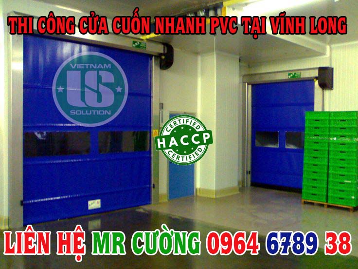 Thi công cửa cuốn nhanh pvc tại vĩnh long